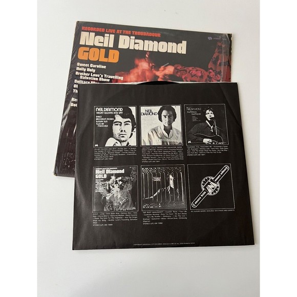 Neil Diamond Gold / Hot August Night / Brother Love's Traveling Salvation LP VG - Picture 9 of 13
